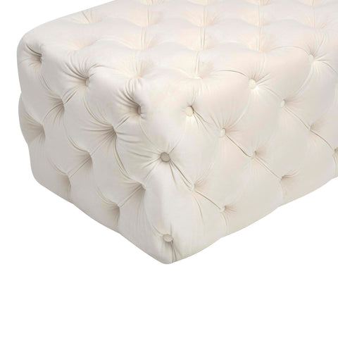 Anais Marlowe 49" Performance Velvet Tufted Jumbo Ottoman - image 5