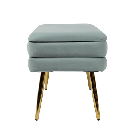  31" Velvet Storage Bench - image 4