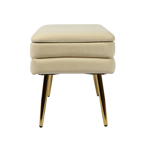  31" Velvet Storage Bench - image 4