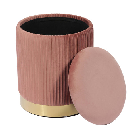 Performance Velvet Storage Ottoman - image 3
