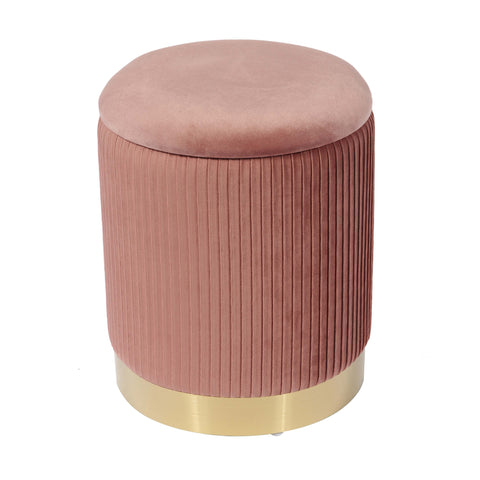 Performance Velvet Storage Ottoman - image 4