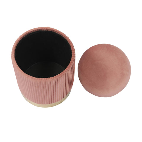 Performance Velvet Storage Ottoman - image 5