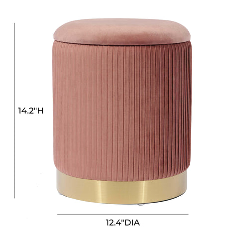 Performance Velvet Storage Ottoman - image 7