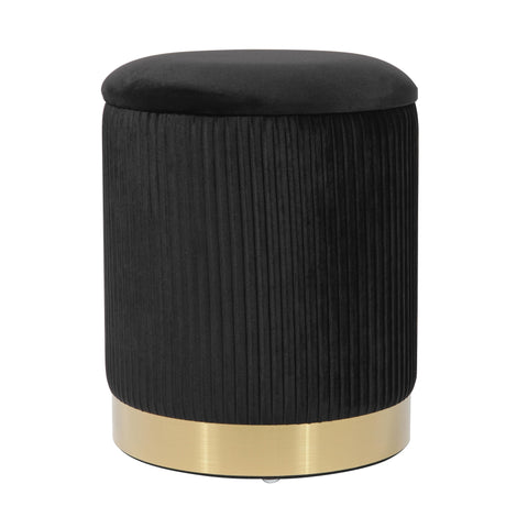 Performance Velvet Storage Ottoman - image 1