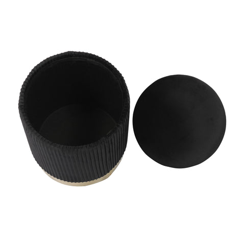 Performance Velvet Storage Ottoman - image 5