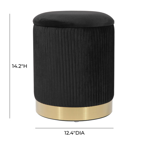 Performance Velvet Storage Ottoman - image 7
