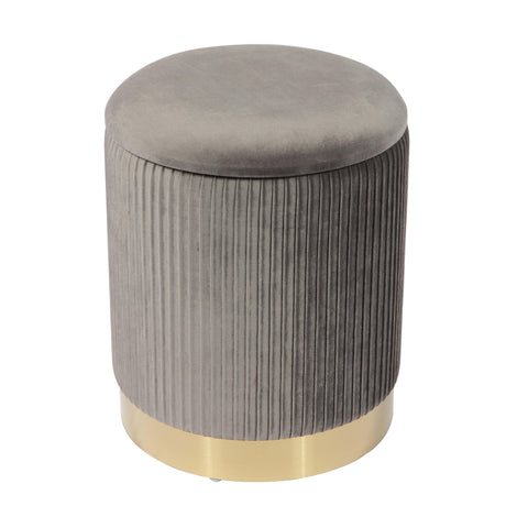 Performance Velvet Storage Ottoman - image 4