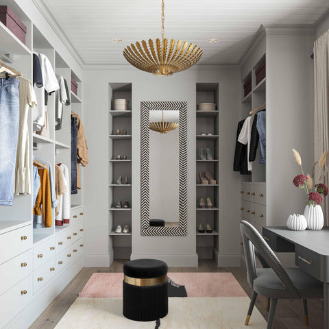 Carmen Black Tasseled Ottoman