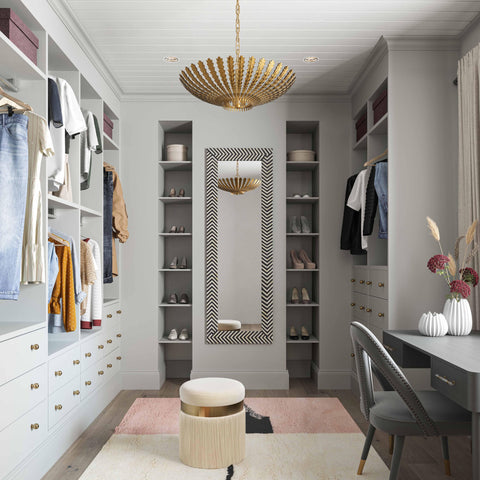 Carmen Cream Tasseled Ottoman