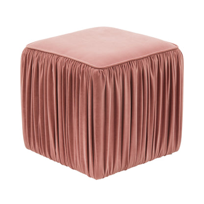 Ada Mauve Pleated Ottoman