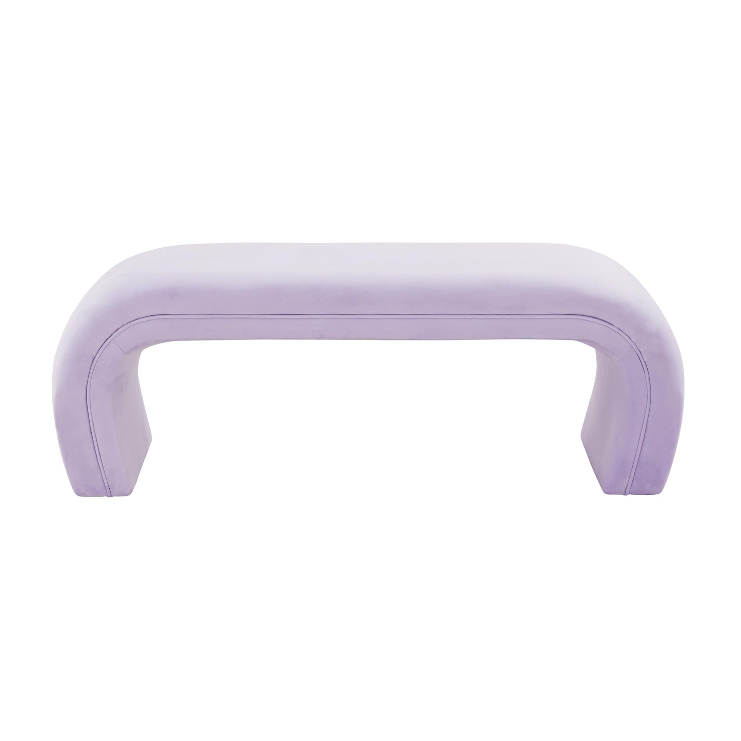 lisa lavender velvet bench