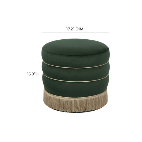 Alessia Monaco Performance Velvet Ottoman - image 8