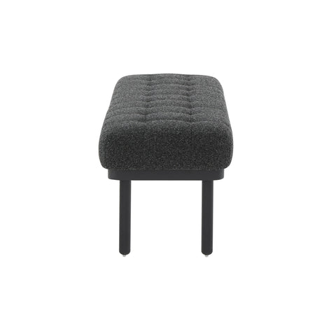 Mettu Black Boucle Bench