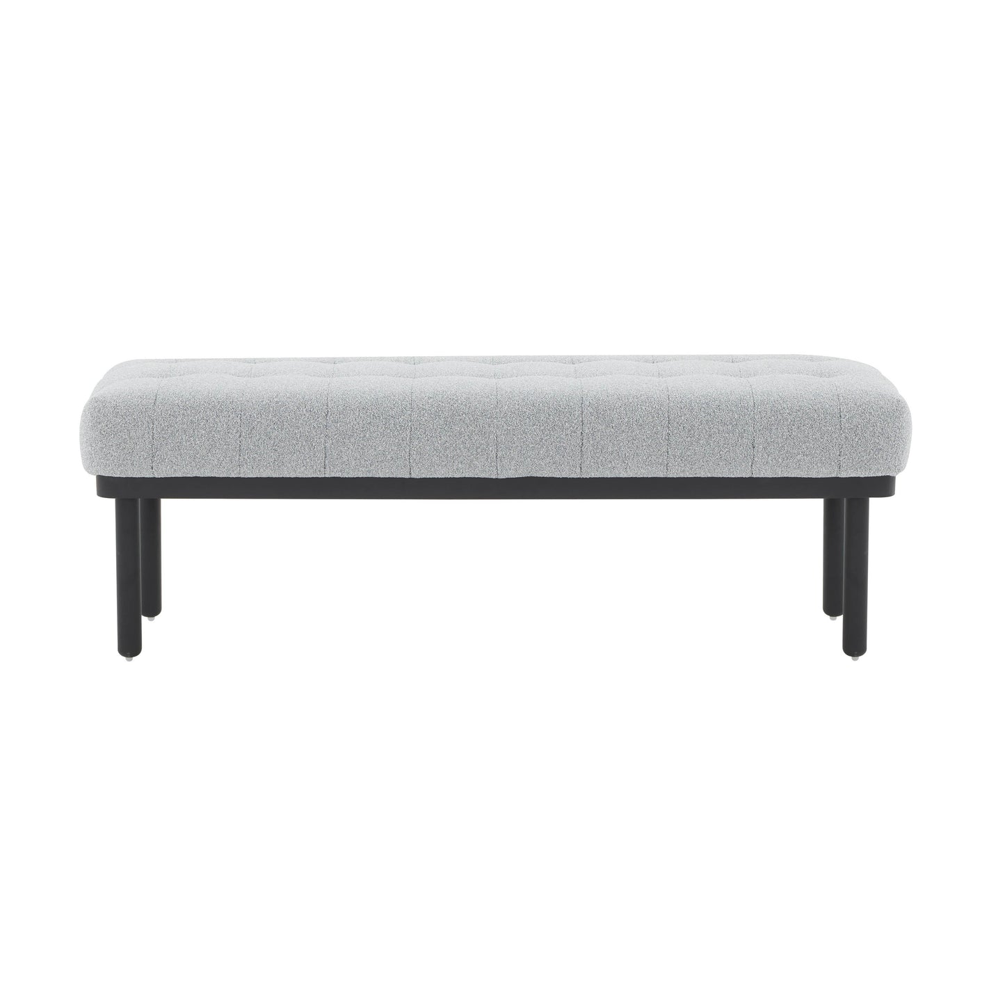 mettu grey boucle bench