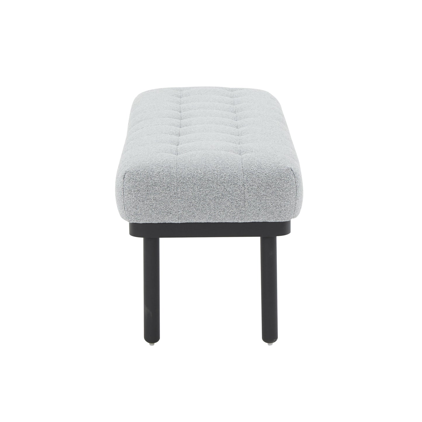 mettu grey boucle bench