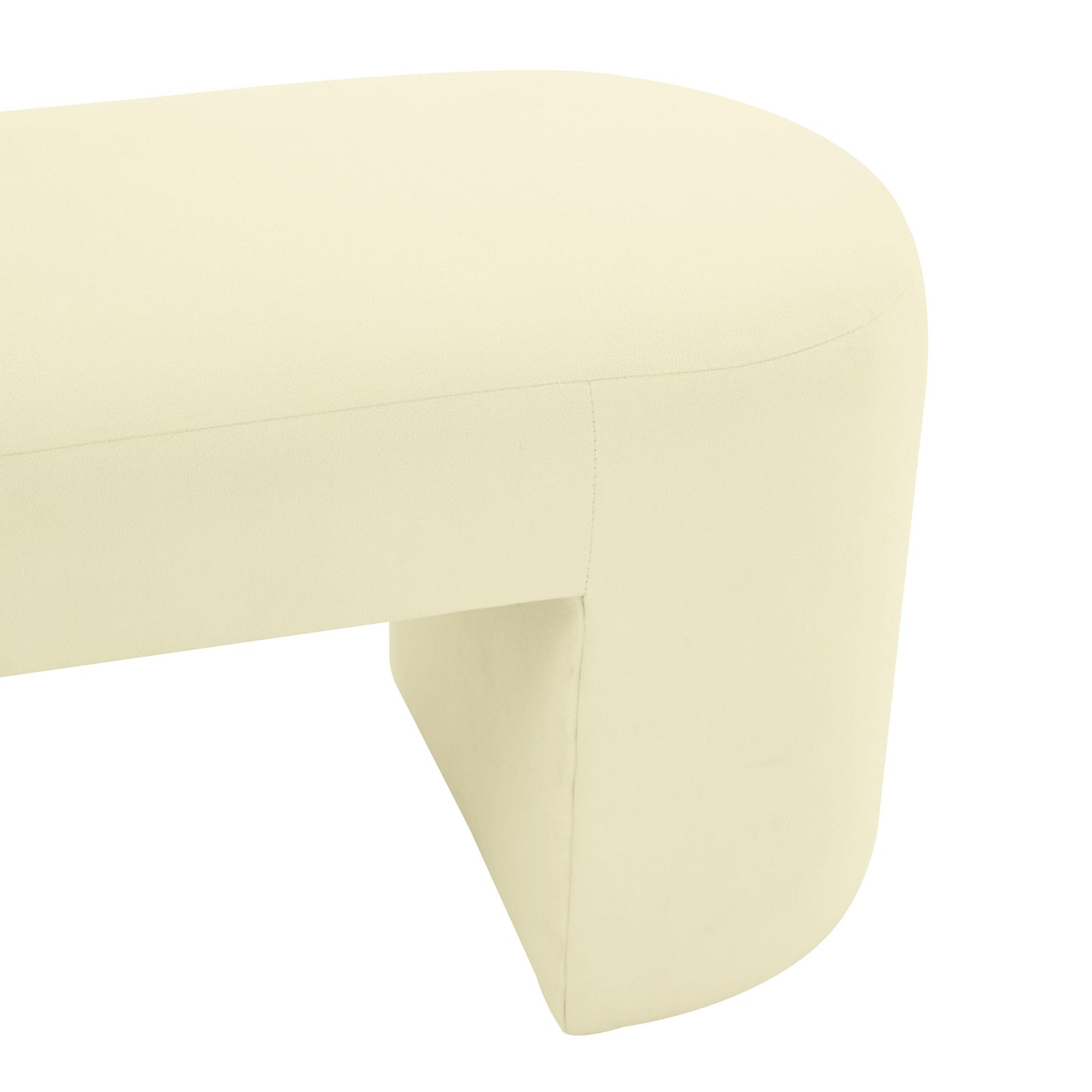 calliope chiffon yellow velvet bench