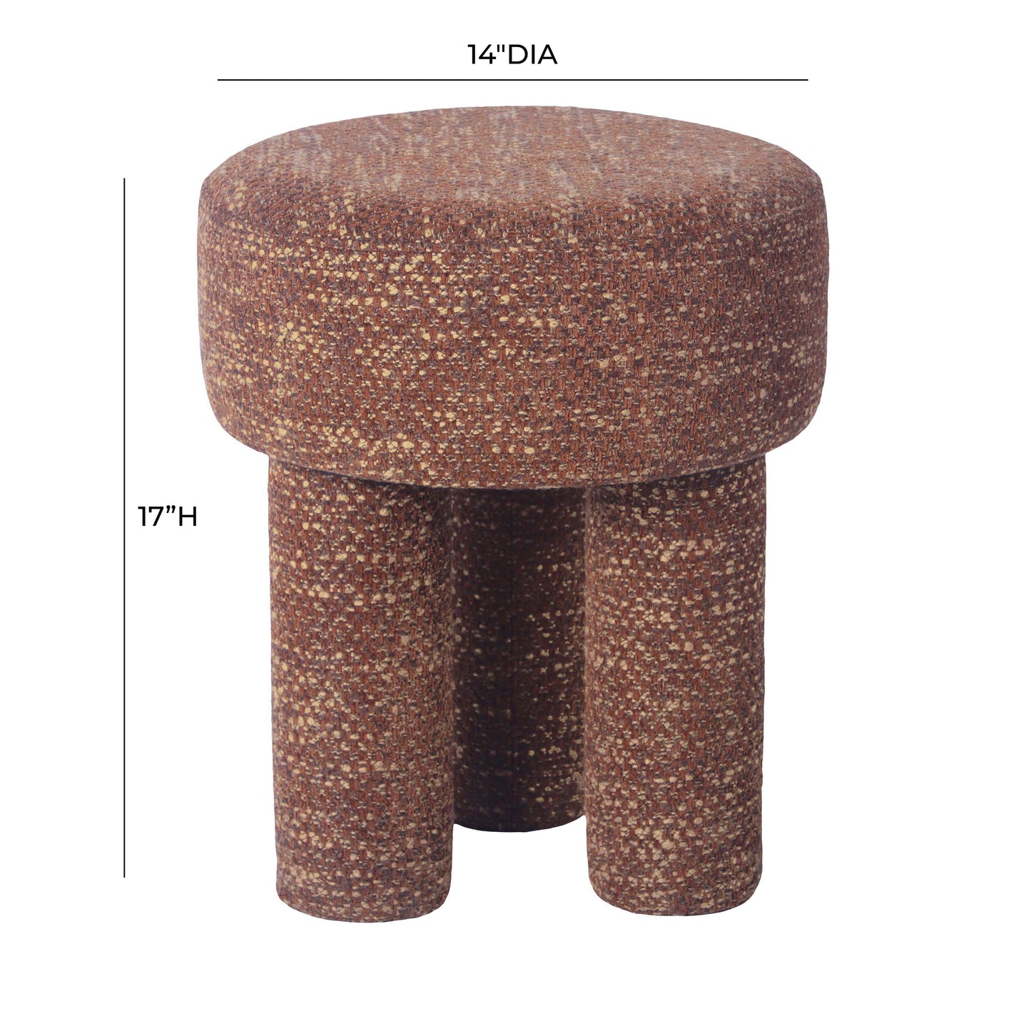 juniper sedona brown knubby stool