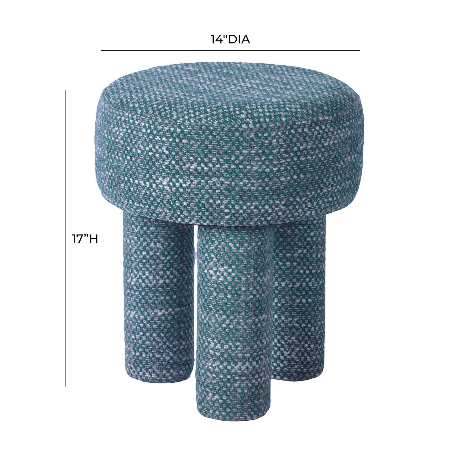 juniper teal knubby stool