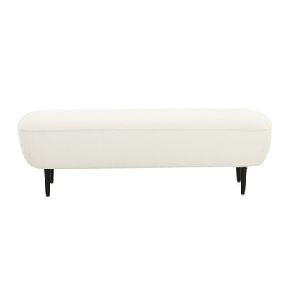 Bianca Cream Boucle Bench