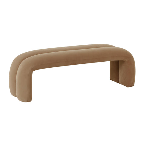 Estelle Monaco 56" Performance Velvet Channeled Bench - image 1