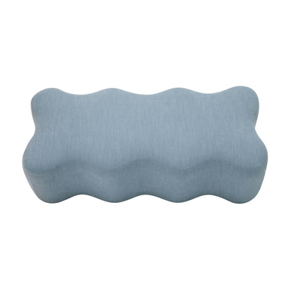 Eliana Upholstered Bench in Faded Blue Linen