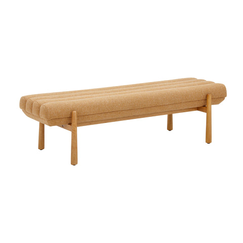 Giselle Marais 56" Textured Performance Fabric Bench - image 3