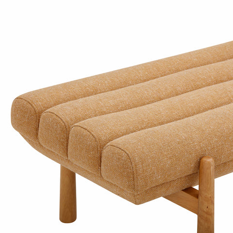 Giselle Marais 56" Textured Performance Fabric Bench - image 4