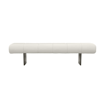 Saint Cream Vegan Leather Bench