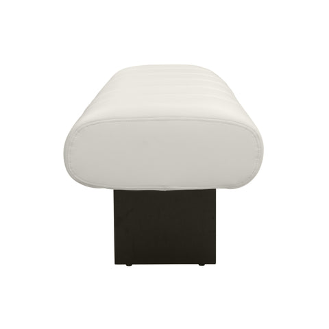 Saint Cream Vegan Leather Bench