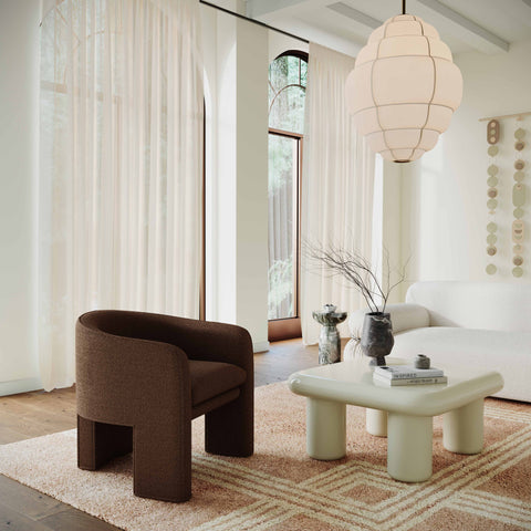 Genevieve Navarre Performance Boucle Accent Chair - image 8