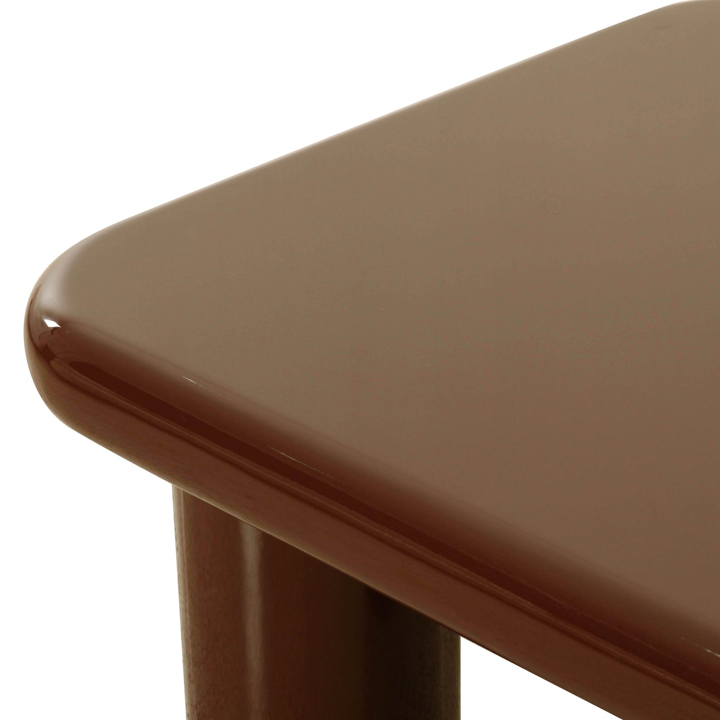 tarra chocolate brown coffee table