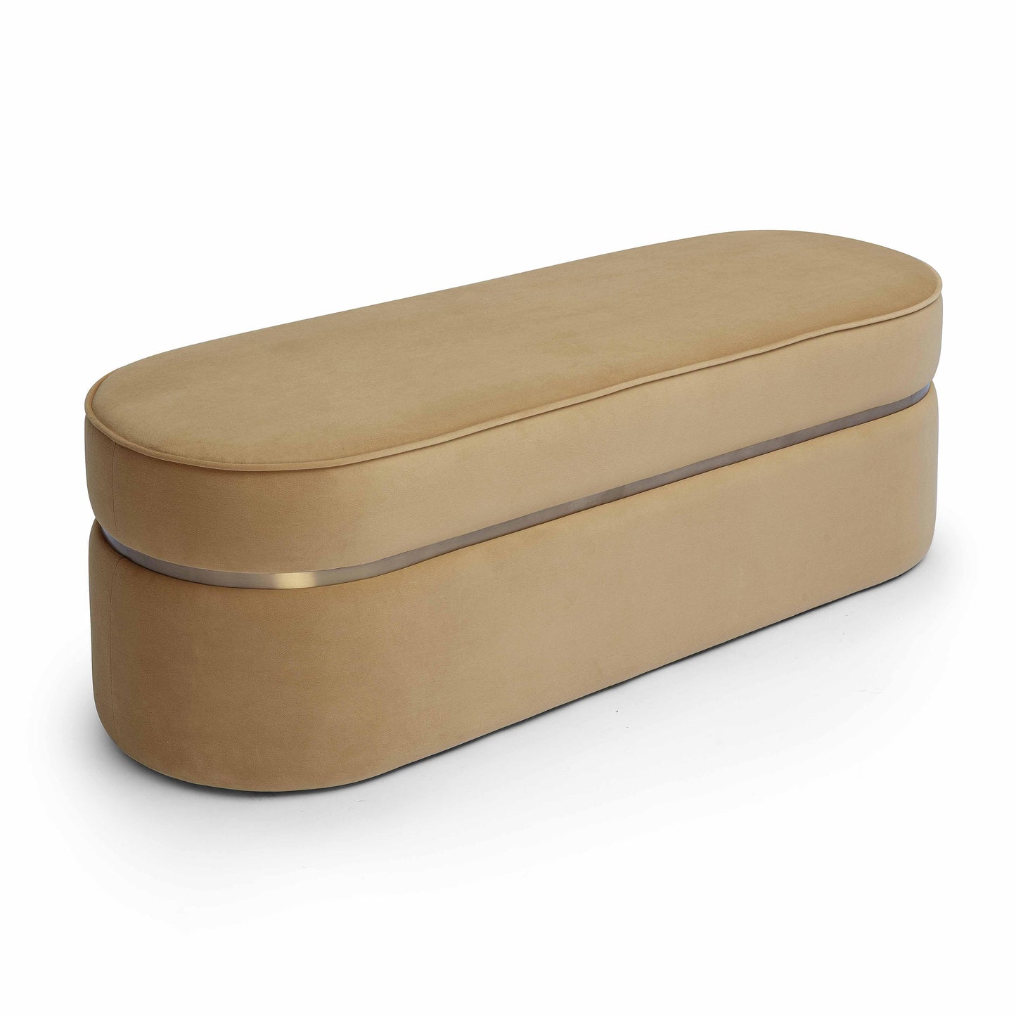 tarra honey velvet bench