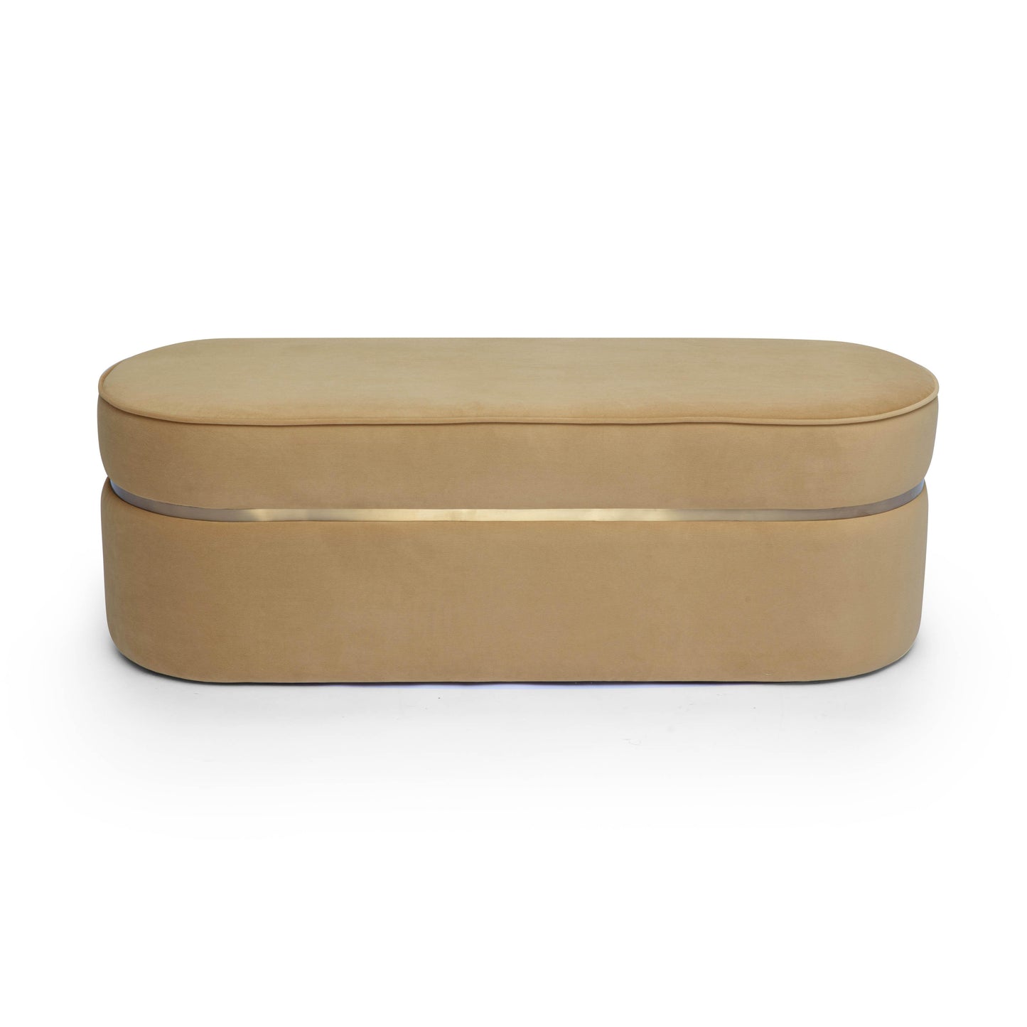 tarra honey velvet bench