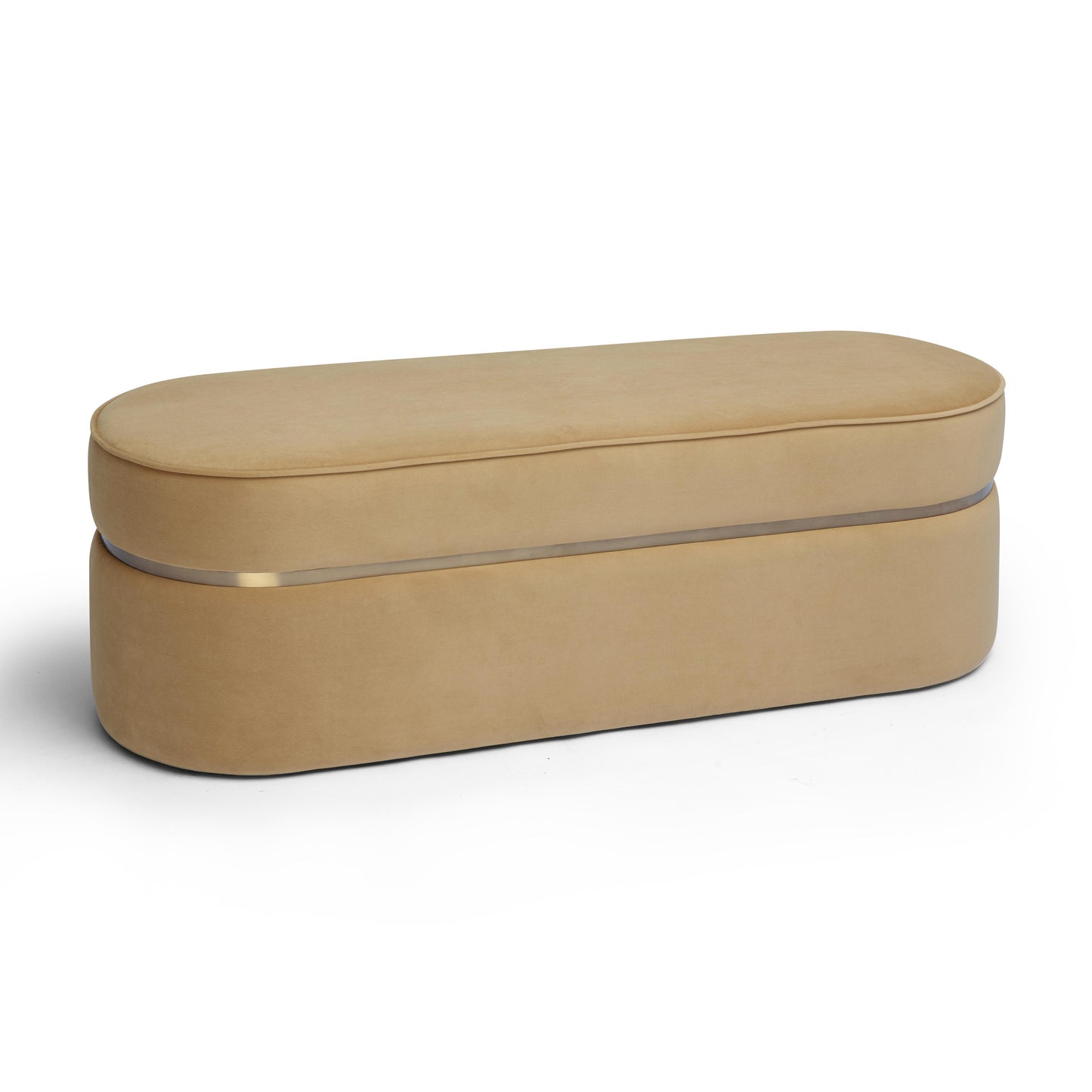 tarra honey velvet bench