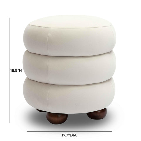 Sabine StClair Performance Velvet Ottoman - image 6
