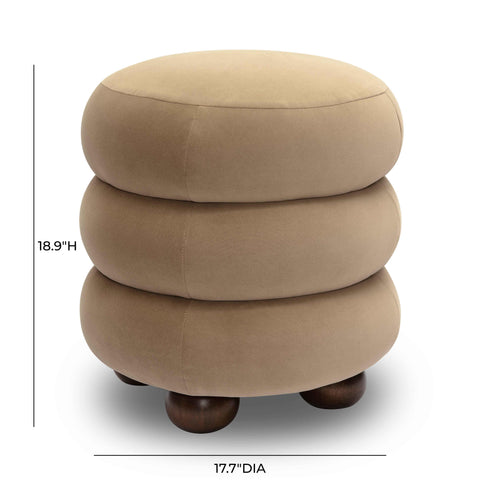 Sabine StClair Performance Velvet Ottoman - image 6