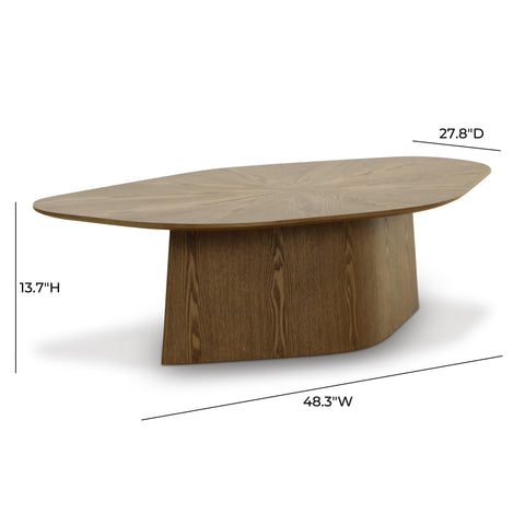 Anais Siena 48" Ash Geometric Coffee Table - image 7