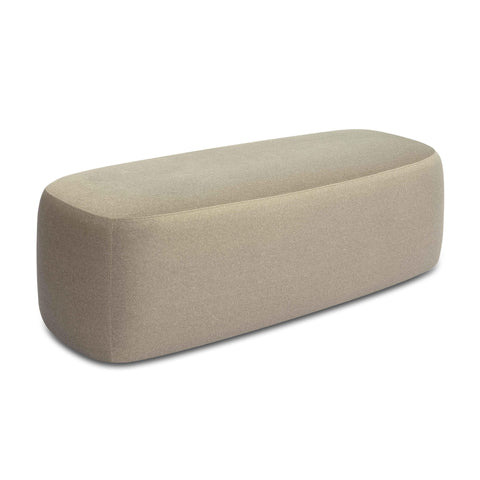 Noemie Laurent 54" Performance Faux Mohair Bench - image 1