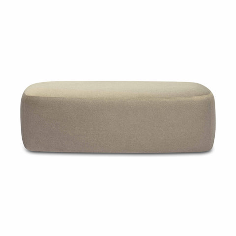 Noemie Laurent 54" Performance Faux Mohair Bench - image 3