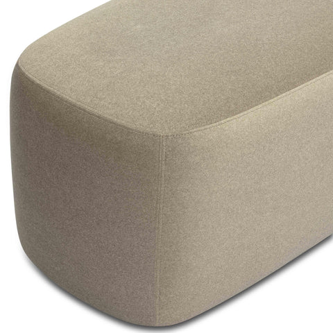 Noemie Laurent 54" Performance Faux Mohair Bench - image 5