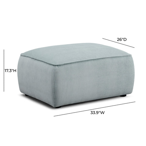 Sabine Verona Performance Corduroy Velvet Ottoman - image 4