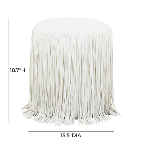 Solene Sorrento Performance Vegan Leather Ottoman - image 5