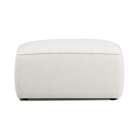 Sabine Verona Sand Upcycled Performance Linen Ottoman - image 2