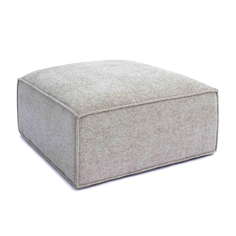 Ines Orleans Performance Chenille Basketweave Ottoman - image 4