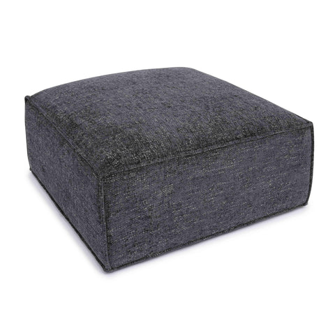 Ines Orleans Performance Chenille Basketweave Ottoman - image 4