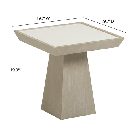 Alessia Como Washed Ash Side Table - image 6