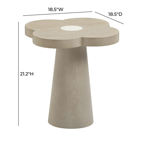 Odette Arden Washed Ash Side Table - image 6