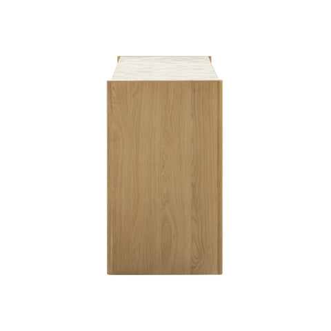 Aurelia Ravenna 56" Natural Oak 2-Drawer Console Desk - image 4