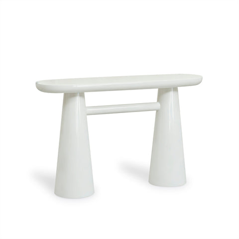 Giselle Beaumont 50" Glossy Lacquer Console Table - image 2