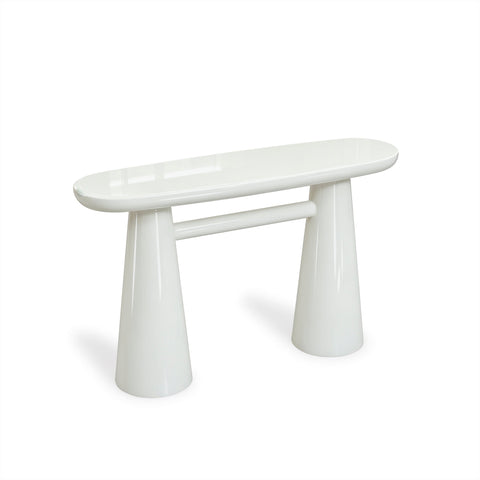 Giselle Beaumont 50" Glossy Lacquer Console Table - image 3